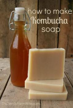 
                    
                        Learn how to make this skin loving, palm free kombucha soap recipe!
                    
                