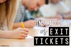 
                    
                        What are Exit Tickets? How can I use them in my classroom? Read more about the ins and outs of Exit Tickets and how to use them in different methods for each of your students.
                    
                