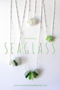 
                    
                        NEW One-of-a-kind Seaglass Necklaces from JewelryByMaeBee...just listed! www.jewelrybymaeb...
                    
                
