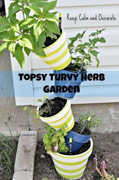 
                    
                        Topsy Turvy Herb Garden Tutorial!
                    
                