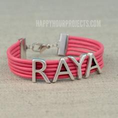 
                    
                        Put Your Name On It: Easy DIY Leather Bracelet - Happy Hour Projects
                    
                