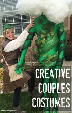 
                        
                            Jack & The Beanstalk-love this idea!! More couples costumes (and party themes) ideas in the post. #halloween #costume #couplescostumes
                        
                    