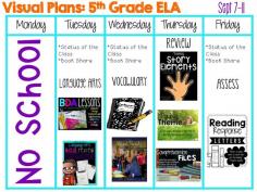 
                    
                        Life in Fifth Grade: Plan with me- Visual Plans (Sept 7-11)
                    
                