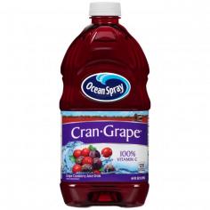 Juice Cocktail - Cran-Grape. Grape cranberry juice drink blended with another juice from concentrate. 100% Vitamin C. No high fructose corn syrup, artificial colors, or flavors. 2008 ChefsBest Best Taste Award. The ChefsBest Award for Best Taste is awarded to the brand rated highest overall among leading brands by independent professional chefs. Hello! We're the family of Ocean Spray growers, farming our cranberry bogs for over 75 years. Our wonderberries have almost magical nutrients. (Native Americans believe in their healing powers, introducing them to the Pilgrims that first Thanksgiving!) And each of our juices has one-of-a-kind, delicious flavor from the goodness only nature provides. We've worked hard to turn our wonderberries into something mighty wonder-ful. Enjoy in good health! As growers, we know all about the goodness of cranberries. Our wonderberry juices help strengthen your immune system with a daily dose of vitamin C. But we also have a taste for sun-ripened, juicy grapes. We blend them together to give you this naturally sweet, refreshing juice. Of course, we never use artificial colors or flavors. Hey, we know a good thing when we grow it! Pasteurized. Contains 15% juice. function openGCBalance() {var url = 'http://www2. meijer.com/nutrition/nutrition. aspx UPC=3120022007'; open Window(url, 700, 450);} function open Window(address, width, height, resizable, scrollbars) {if(!scrollbars) { scrollbars = "yes"; } if(!resizable) { resizable = "no"; } var new Window = window. open(address, 'Popup Window', 'width=' + width + ',height=' + height + ',toolbar=no, location=no, directories=no, status=no, menubar=no, scrollbars=' + scrollbars + ',resizable=' + resizable); new Window. focus();}