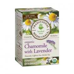 Fair Trade Organic Chamomile One of the sources of Traditional Medicinals organic Fair Trade Certified chamomile is the Royal Ottoman farms which are spread over 4000 acres in Egypt. Royal Ottoman was founded in 1906 in the city of Apotik a Pharaonic name which means the warehouse of medicines and herbs. At Royal Ottoman the fair trade premium is invested in private health care and life insurance plans for the increasing number of women in the workforce especially those women who are the sole supporter for their households. These kinds of benefits are rare in Egypt and are only made possible through your support of Fair Trade products. What will Chamomile with Lavender do for me? The combination of chamomile and lavender with lemon balm has digestive and nervous system sedating properties useful for nervous stomach and restlessness associated with upset stomach Eases Tension Stress and Nervous Stomach USDA Organic Fair Trade Certified Chamomile Herbal Dietary Supplement Caffeine Free Kosher California Certified Organic Farmers - CCOF 100% Organic Ingredients Sustainability Partnership Knowledge Efficacy Sealed Fresh 16 Wrapped Tea Bags 95%+ Organic Kosher Free Fair Trade Certified product Case of 6 Capacity - 16 Bag Dimension - 4.32 x 3.2 x 2.73 in Item Weight - 1 lbs Ingredients German chamomile flower (Chamomilla recutita)