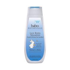Babo Botanicals Lice Repellent Shampoo Description: Powerful All-Natural Tea Tree Blend Sulfate Free Tear Free Worry Free Protect and Repel Pure, Organic Solutions for Babies and Kids of All Ages Lice Repel Shampoo For Repelling Head Lice Made on an Organic Farm in the U.S.A Pure Flower and Plant Extracts Dermatologist Tested Allergy Tested Send your child to school or camp with one less worry Clinically Proven 95% Effective to Repel Lice Contains repellant oils of Rosemary, Tea Tree and Mint Gentle botanical blend is non-irritating for daily use Purifies, smoothes and softens hair and scalp Organic Nutri-Soothe Blend, rich in vitamins and anit-oxidants combines chamomile, watercress, kudzu and calendula. Free Of Sulfate, tears, synthetic fragrances or colors, chemicals, paraben and phthalate, dairy, soy, animal testing. Disclaimer These statements have not been evaluated by the FDA. These products are not intended to diagnose, treat, cure, or prevent any disease. Babo Botanicals Lice Repellent Shampoo Directions During a lice outbreak at school or camp, shampoo daily. Lather in hair and leave in 3-5 minutes (or as long as they will let you!). rinse thoroughly. Follow with Lice Repel Conditioning Spray. Great for the entire family to use. Ingredients: Organic aloe barbadensis (aloe) leaf juice, purified water (agua), sodium laurylglucosides hydroxypropyl sulfonate (sugar soap), sodium methyl cocoyl taurate (coconut), lauryl glucosides betaine crosspolymer (coconut and corn), glycerine (Vvegetable), polyquaternium 80 (sugar), hydrolyzed corn starch, glucono delta lactone (sugar), linum usitatissimum (linseed) seed extract, polyquaternium 10 (vegetable fiber), cucumber (cucumis sativus) extract, organic calendula officinalis extract, organic anthemis nobilis (Cchamomile) flower extract, organic nasturtium officinale (watercress) extract, organic pueraria lobata (kudzu) root extract, potassium sorbate (food grade preservative), natural essential oil blend, chlorophyl (plants). *Certified Organic Ingredients Warnings Although product smells yummy, for external use only. Discontinue use if irritation or redness occurs. Purified Water (Agua), Sodium Laurylglucosides Hydroxypropylsulfonate (Sugar Soap), Sodium Methyl Cocoyl Taurate (Coconut), Cocoamphodiacetate (Coconut), Glycerine (Vegetable), Quaternium 80 (Sugar), Glucano Delta Lactone (Sugar), Polyquaternium 10 (Vegetable Fiber), Organic Calendula Officinalis Extract, Organic Anthemis Nobilis (Chamomile) Flower Extract, Organic Nasturtium Officinale (Watercress) Extract, Organic Pueraria Lobata (Kudzu) Root Extract, Potassium Sorbate (Food Grade Preservative), Natural Essential Oil Blend of Rosemary (Rosmarinus Officinalis) Extract, Thyme (Thymus Vulgaris) Oil, Tea Tree (Melaleuca Alternifolia) Oil, Menthol Crystals. *Certified organic ingredients Gluten Free Dairy Free Wheat Free Vegan