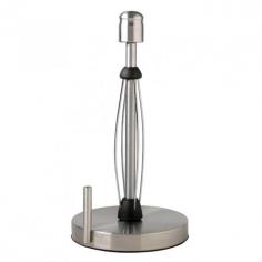Find Kitchen Storage Racks, Holders And Dispensers at Target.com! The Kamenstein perfect-tear paper towel holder is made of durable stainless steel to add function and elegance to your countertop or dining table. This freestanding paper tower holder has a broad base that holds an entire roll of paper towels. The columns whisk-like design keeps the paper roll from unrolling. Its small bar lets you easily tear off the paper towels from the holder. Wipes clean with a damp cloth.