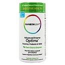 Advanced Enzyme System&trade; provides comprehensive digestive support with potent, plant-sourced enzymes, enzyme-rich whole foods, along with brush border enzymes that support the digestion of proteins, fats and complex carbohydrates. This natural, vegetarian and vegan formula also includes botanicals that work together with the enzymes and whole foods for overall digestive support. When taken as directed, Advanced Enzyme System&trade; can ease digestive discomfort and distress for a more balanced digestive system on a daily basis or on occasions when you need additional digestive support. 100% natural and free of sugar, artificial colors, flavors, sweeteners, preservatives or additives. Advanced Enzyme System&trade; is suitable for those with allergy concerns as it is gluten-free, soy-free, yeast-free, lactose-free, dairy-free and contains no eggs, nuts, fish or shellfish. Contains high activity of 10 potent plant-source enzymes that support digestion of fats, proteins and complex carbohydrates often found in today's processed foods Enzyme rich foods such as green papaya and apple pectin ease digestive discomfort Complete with peppermint, ginger, and fennel to promote digestion and support for occasional gas, bloating and constipation Sugar-free, lactose-free, dairy-free and wheat-free VeganGuard&reg;: Free of animal products Allergen SafeGuard&reg;: Contains no gluten, soy, yeast, milk, eggs, nuts, fish or shellfish 100% Natural - Free of artificial colors, flavors, sweeteners, preservatives and additives Rainbow Light was founded in 1981 in beautiful Santa Cruz, California by a team with a passion for providing healthy nutritional supplements grounded in the power of nature. From the beginning, Rainbow Light has created natural supplements that make a difference in the health and well-being of our customers while promoting sustainable practices for planetary health and contributing to the fight against global malnutrition. Expiration: Betty Mills guarantees this item will not expire within 60 days of receipt or we will ship you a replacement item at no cost.