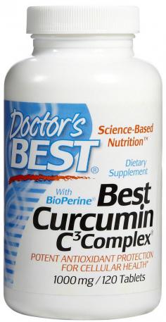 Fight Skin Aging Doctor's Best Cur cumin C3 Complex w/Bioperine Tabs are herbal supplements that are essential to protect cells and tissues as they contain ingredients that can fight free radicals to help slow skin aging. Get good and healthy skin with these supplements that contain BioPerine that significantly increase the absorption. Suitable for vegetarians Potent antioxidant protection for cellular health Supports cell integrity by fighting free radicals Promotes healthy aging Supports joint structure and function Enhances normal detoxification These supplements help protect cells and tissues by fighting free radicals that can give you healthy skin. Just For You: Adults A Closer Look: Doctor's Best Curcumin C3 Complex with BioPerine Tabs contains turmeric herb that's known for its healing properties. The active ingredients in Curcuma longa are curcuminoids plant substances that can benefit the joints, brain, heart and the circulatory system by helping to neutralize free-radicals. They also contain BioPerine that's an extract of Black Pepper fruit that's known to promote absorption. Dietary Concerns: Consult a health care practitioner prior to use if you have gallstones. Usage: Take 1 tablet two times per day, with or without food. FDA disclaimer: These statements have not been evaluated by the FDA. This product is not intended to diagnose, treat, cure or prevent any disease.