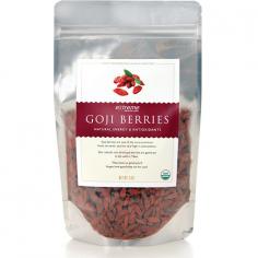 Raw Goji Berries -Organic by Extreme Health USA 16 oz Bag Raw Goji Berries -Organic 16 oz Bag Goji berries treasured in Tibet for longevity anti aging and energy properties became the focus of intense medical research when scientists discovered these fruits contained an abundance of constituents that promote health wellness. Goji Berries are amazing super foods. One or two handfuls can give you more nutritional value than any other food on earth. Goji berries have also been found to have extremely high levels of immune system stimulating polysaccharides along with an astonishing 13 -16 protein by weight. They are also a rich source of both selenium and germanium. Extreme Health Goji Berries are truly the best quality growing far from pollution in Tibets sheltered and pristine valleys. Our all natural sun dried goji berries which are never processed or artificially sweetened are packed with 18 amino acids and 27 trace minerals. You wont find a healthier or more delicious treat. Great a