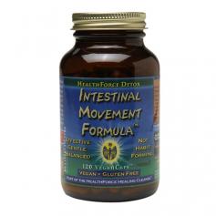 HealthForce Nutritionals Intestinal Movement Formula - 120 Vegan Capsules HealthForce Intestinal Movement Formula is effective, gentle, and balanced. HealthForce Intestinal Movement Formula is not habit forming! A sluggish bowel breeds toxicity that can adversely affect the health of the entire body. Regular bowel movements and a clean colon are the foundation for better health. HealthForce Intestinal Movement Formula was designed to produce maximum colon cleansing and proper movement with little or no discomfort. The supportive herbal components in HealthForce Intestinal Movement Formula also support digestion, the immune system, blood sugar balance and reduction of harmful microbes. HealthForce Intestinal Movement Formula contains the laxative herbs rhubarb root and aloe ferox (cape aloe). Do not use if you have or develop diarrhea, loose stools, or abdominal pain. If you are pregnant, nursing, or plan to become pregnant, consult your physician before using this product. HealthForce Nutritionals HealthForce Nutritionals is a 20-plus year, 100% hard-core, Vegan, therapeutic superfoods company. HealthForce was co-founded in 1990 by Jameth Sheridan, D.H.M (Doctor of Holistic Medicine) and Kim Sheridan, Naturopath, ethical Vegans and hard-core herbal medicine researchers. HealthForce Nutritionals empowers individuals to experience dramatic health improvements with verified TruGanic, Vegan, Raw, SuperFood products formulated and selected by Dr. Sheridan for vibrant health and wellness. TruGanic is a purist, hard-core quality standard for sourcing and production significantly beyond Organic. The TruGanic standard was created by Dr. Sheridan to verify absolute purity. At HealthForce, they are on a mission to provide the absolute best products at the most affordable prices. The foundational products are Vitamineral Green Vital Healing Food with a companion of Vitamineral Earth Sacred Healing Food, both designed to support excellent health, energy, and balance.