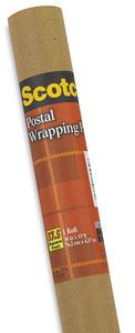 TM4306: Features: -Product Type: Postal Wrap-Recycled: No-Recycled Content: 0%-Post-consumer-waste%: 0%-Brand Name: 3M-Manufacturer: 3M-Product Name: Postal Wrapping Paper-Manufacturer Part Number: 7900-Packaged Quantity: 24 / Roll-Material: Kraft. Color/Finish: -Color: Brown. Assembly Instructions: -Assembly Required: No. Dimensions: -Paper Weight: 60 lb-Size: 30" Width x 15 ft Length.
