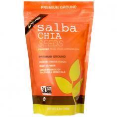 Salba Smart Premium Ground Salba Chia Seeds Description: Smarter Than Your Average Chia Premium Ground High In Omega-3 (ALA) High In Fiber Good Source of Calcium and Minerals Non-GMO / Kosher / Vegan / RAW SMARTER THAN YOUR AVERAGE CHIA Hey Smarty Pants! You're holding grains that respect your brain and your body. Why? Because this is not your average chia seed - it's the Albert Einstein and Hercules of chia. University studies find Salba Chia seeds do heavy-lifting nutritionally providing a daily Omega-3 (ALA) and fiber boost and they earn extra credit for minerals. And all Salba Chia is organically grown and NON-GMO Project Verified. Ready to be a smarty pants for your body and your brain? Eat Salba Chia daily and get an A+ for your health. Free Of Gluten non-GMO. Disclaimer These statements have not been evaluated by the FDA. These products are not intended to diagnose treat cure or prevent any disease. Product Features: Salba Smart Premium Ground Salba Chia Seeds Directions Use Salba to boost smoothies cereal yogurt and baked goods! Nutrition Facts Serving Size: 15 g (2 Tablespoons) Servings Per Container: About 12 Amt Per Serving% Daily Value Calories65* Calories from Fat45 Total Fat5 g* Saturated Fat0.4 g* Polyunsaturated Fat4 g Trans Fat0 g* Cholesterol0 mg* Sodium0 mg0% Potassium100 mg2% Total Carbohydrate6 g2% Dietary Fiber5 g21% Sugars0 g Protein3 g* Vitamin A0% Vitamin C2% Iron6% Calcium12% Folate4% Riboflavin0.02 mg* Magnesium14% Omega-3 (ALA)3425 mg *Daily value not established. Other Ingredients: milled Salba chia seed. Ingredients: salba (salvia hispanica L.)Gluten Free: YesDairy Free: YesYeast Free: YesWheat Free: YesKosher: YesSize: 6.4 OZPack of: 6Product Selling Unit: case