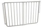 Cardinal Gates Stairway Special Gate in WhiteThe Stairway Special Gate is our maximum pet safety gate designed for the top of a stairway but it's great for all areas! Features include a latch system that allows one hand operation for adults, and an optional stop bracket prevents opening over a stairway for greater safety. Our Cardinal Gates Stairway Special Gate in White will mount at angles up to 30 degrees allowing location of a stud when mounting on drywall. The gate is constructed of aluminum which is lighter weight than steel and rustproof. A powder-coated finish provides a long lasting, easy-to-clean surface that looks great indoors or out. Our Cardinal Gates Stainless Steel Hardware For Stairway Special Pet Gate is required for outdoor stair mounting and is sold separately.