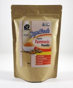 Select Health Foods Organic Turmeric Powder 250g is Australian Certified Organic. Select Health Foods Organic Turmeric Powder 250g is ideal to use in cooking. Other Benefits: - Source of Potassium - Source of Iron and Magnesium - No preservatives - Antioxidant Rich - 50 servings per pack Directions: Serving size = 5g. Serving ideas: Use in Indian curries, add to rice, pasta, scrambled eggs, sprinkle on vegetables, great with cauliflower and potatoes. Active Ingredients: 100% Organic Turmeric Powder Precautions: Store in a cool, dry place