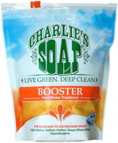 Charlie's Soap - Booster & Hard Water Treatment - 2.64 lbs. (1.2 kg)Want to beat hard water, keep your clothes clean and protect the environment? Charlie's Soap Booster & Hard Water Treatment uses a biodegradable phosphate that leaves no residue on your clothes while softening your wash water. Certain phosphates can safely eliminate these problems and be environmentally friendly. They're only a problem with overuse. If hard water is an issue, why not use an environmentally-safe product (theirs) rather than take a chance with other detergents that put bad things into the environment? The advantage of using Charlie's Soap with our new Booster & Hard Water Treatment is that you get the benefit of really clean clothes without a lot of chemicals left behind. It's boost for their Powder or Liquid to give you the best of both worlds. What's in Charlie's Soap Their formulas are what make them special. They have been fully tested for non-toxicity (Duke University) and biodegradability (Japan Food Research Labs) and effectiveness (SGS US Testing Labs). They are unique and, following the practices of Coca-Cola, secret. A secret formula doesn't keep folks from drinking Coke, right? But consumers have a right to know what's inside the products so that folks can better make up their minds whether they want to use their products. Charlie's Soap's ingredients can be separated into two categories: biodegradable ingredients and natural mineral ingredients. The United States federal government requires that a product biodegrade 80% in 28 days before it can be labeled biodegradable. As tested by the Japan Food Research Laboratories, their biodegradable ingredients degrade by 97.3% in 28 days in soil. The rest of their ingredients fall under the natural mineral category. Their products are rated safe for use around lakes and streams and have been approved by the USDA for use around food preparing surfaces. They are non-toxic.