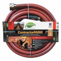 Shop for Garden Center at The Home Depot. Element Contractor Farm is a serious hose for a serious job. Whether you work on a farm, a construction site, or just around your house this hose can withstand it all. This drinking water safe hose s heavy duty reinforcement and octagonal shape give it the ultimate in burst performance and kink resistance. Ultra large, heavy duty couplings are perfectly designed for use with a gloved hand. Larger 3/4 in. diameter delivers significantly higher water volumes than standard hoses to meet your biggest water use challenges. Element Contractor Farm ideal for Professional & Agricultural Needs.