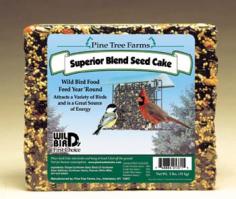 A large 2 pound cake developed for year round feeding. Held together with a natural binder that holds the seed and nuts together in all kinds of weather. A must for serious bird lovers. Consists of the finest seeds & nuts to attract a variety of birds. Provides a great source of energy for year round feeding. Place suet cake into feeder and hang at least 5 feet off ground. Not for human consumption. Black Oil Sunflower Seed, Striped Sunflower Seed, White Millet, Sunflower Hearts, Safflower Seed, Peanuts, Git, Gelatin. Each Cake Consists Of The Finest Seed And Nuts To Attract A Variety Of Birds.: Size: 2 lb.