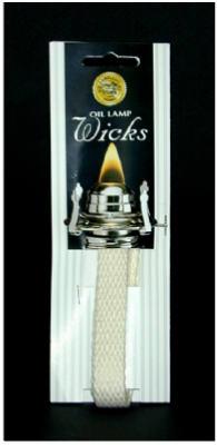 Features: -Cotton wicks. -3 wicks per card. -Simply insert into your decorative burner. -Can be used as a replacement in the chamber style burner. Dimensions: -Wick (each): 8" H. -Overall Dimensions: 7.13" H x 0.5" W x 2.38" D. -0.75-in: 0.01 lb. -0.62.