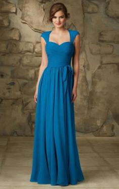 elegant blue bridesmaid dress offered queeniebridesmaid