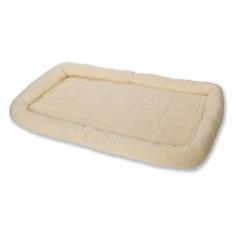 MFG1175: Features: -Ideal for use in crates, carriers and houses. -Your pet will enjoy relaxing on the soft, cushioned poly and cotton base. -Machine washable. -Beige colored. Color: -Beige. Bed Material: -Cotton/Polyester. Dimensions: Size Medium (29 L x 21.25 W) - Overall Height - Top to Bottom: -1.22. Size Medium (29 L x 21.25 W) - Overall Width - Side to Side: -21.25. Size Medium (29 L x 21.25 W) - Overall Depth - Front to Back: -29. Size Large (35 L x 22.5 W) - Overall Width - Side to Side: -22.5. Size Large (35 L x 22.5 W) - Overall Depth - Front to Back: -35. Size Extra Large (41 L x 25.5 W) - Overall Height - Top to Bottom: -3. Size Extra Large (41 L x 25.5 W) - Overall Width - Side to Side: -25.5. Size Extra Large (41 L x 25.5 W) - Overall Depth - Front to Back: -41.