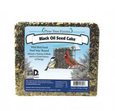 This Black Oil Seed Cake for wild birds comes in a 1.75 lb. size and is a great source of year round nutrition for a number of wild birds. Easy to place in suet feeder and lasts longer than regular seed. Withstands cold temperatures in the winter months. Feed year round, attracts a variety of birds and is a great source of energy. Place seed cake into feeder and hang at least 5 feet off ground. Black Oil Sunflower Seed, Grit, Gelatin.: Size: 1.75 lb.