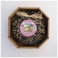 Birdie Wreath - Spring/Summer. Nice decoration to hang from a tree to attract birds and to feed themselves with a great source of energy. 5% frt west of Rockies Brick and Mortar stores only. Dimensions: 3" L x 10.5" W x 10.5" H.