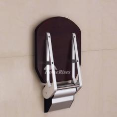 DPXE Bamboo | Teak Wood Wall Mounted Folding Shower Seat