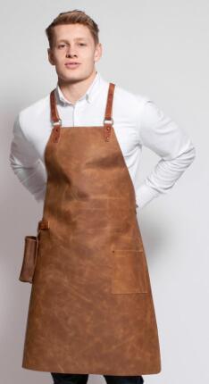 Whiskey/Brown/Black/Wine Leather Apron for Men with Backstrap UM001 