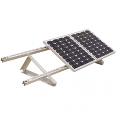 Solar Panel mounting structure / solar panel stand for installing solar panels from 100 watts - 180 watts at home rooftop. http://bit.ly/2ODXLob