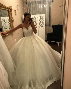 WunderschÃ¶ne Brautkleider Prinzessin | Hochzeitskleider mit Ãrmel
