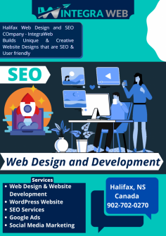 IntegraWeb is a Web design and website development company in Halifax and we specialize in WordPress and eCommerce website development services at affordable price. 
https://www.integraweb.ca/
