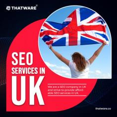 Are you looking for professional SEO services in  UK? Look no further than Thatware! Our team of experts has years of experience helping businesses like yours improve their search engine rankings and drive more traffic to their websites. We use the latest techniques and strategies to create a customized plan that's tailored to your unique business needs and goals. Whether you're a small startup or a large corporation, we're here to help you achieve online success. With our comprehensive SEO services, you'll enjoy improved visibility, higher search engine rankings, and increased website traffic. Plus, we provide ongoing support and regular reporting to ensure you're always up-to-date on your website's progress. Contact us today to learn more about our expert SEO services in the UK and start boosting your website's ranking today!

