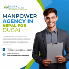 Seize your gateway to success through the leading Manpower Agency in Nepal for Dubai. Elevate your career aspirations with our seamless employment solutions, designed to connect skilled individuals with lucrative opportunities in Dubai. Your success story begins here – where your skills meet the demands of a thriving job market. For more info visit here: https://www.manpoweragencynepal.com/blog/dubai-manpower-agency-in-nepal