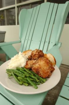 Southern Pan-Fried Chicken by Edna Lewis And Scott Peacock.  Yes please.