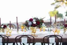 Bohemian wedding in Carmel with a fall color palette: www.stylemepretty... | Photography: maxandfriends.com...