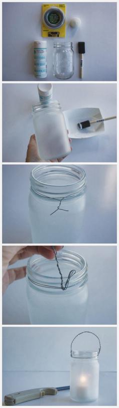 Create More Outdoor Lighting with a DIY Mason Jar Lantern