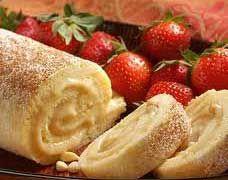 HAPPY CINCO DE MAYO RECIPES ... Brazo de Gitano | Gyspy's Arm (Spanish Swiss Roll Recipe) ~ INGREDIENTS: - Eggs - Sugar - Flour - Cocoa powder - Vanilla extract - Icing sugar - Heavy cream - Rum extract - Caster sugar