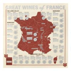 GREAT WINES OF FRANCE TASTING MAP