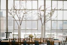 Modern NYC loft wedding: www.stylemepretty... | Photography: robertandkathleen...