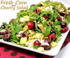 Fresh Corn and Cherry Salad from NoblePig.com