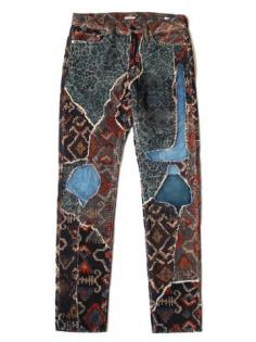 By Kapital--a sublime Japanese design co.  You must see these pantalones in person.  I covet them--wearable art.