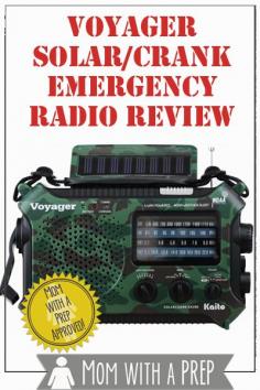 Mom with a PREP | One of the most basic of emergency preparedness items any family needs is a way to be able to get information on what is going on around them. Be it for weather updates, national crisis updates or even hearing music during times of strife, a radio is a great way to get that information. Having a radio that is not dependent on the grid to get that information is also really important.