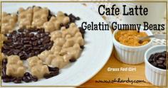If you love gummies as much as me then you'll love these caffe latte gelatin snacks!