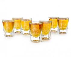 7 DEADLY SINS ETCHED SHOT GLASSES