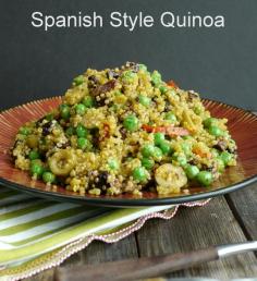 Spanish Style Quinoa from NoblePig.com