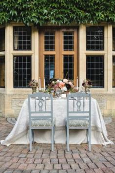 English manor wedding inspiration: www.stylemepretty... | Photography: www.weddingsbynic...