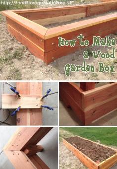 How to Build a Wood Garden Box