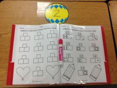 Addition and subtraction printables using part-part-whole.  Perfect for math stations or independent practice.
