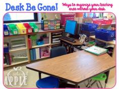 How to live without a teacher desk!